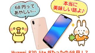 Huawei-P20-liteをお得に買う方法