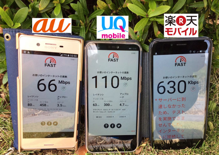 カヌチャベイリゾート電波・通信速度