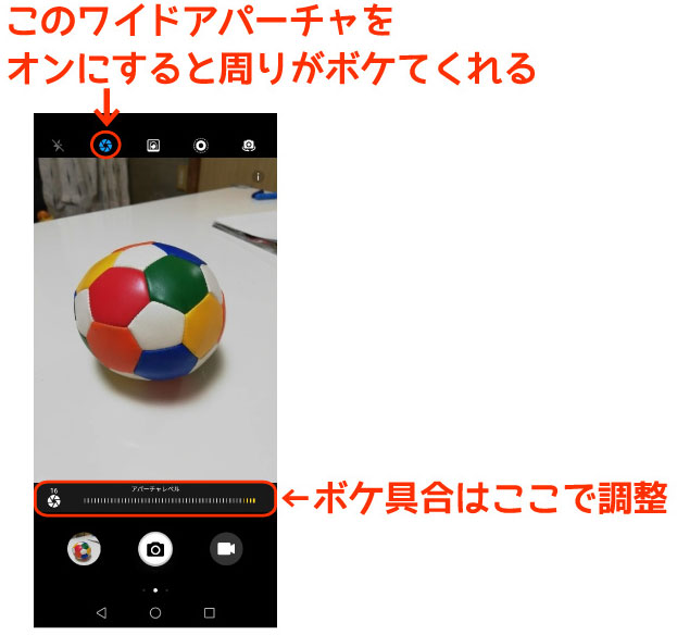 ワイドアパーチャ機能