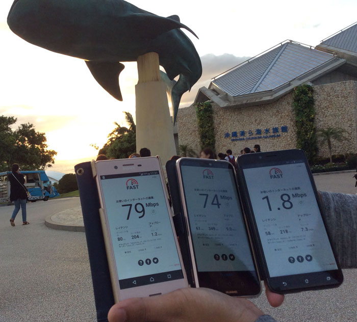 美ら海水族館前