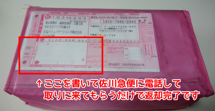 返却方法