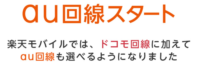 au回線スタート