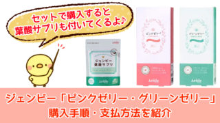 ピンクゼリーグリーンゼリーの購入手順・支払方法